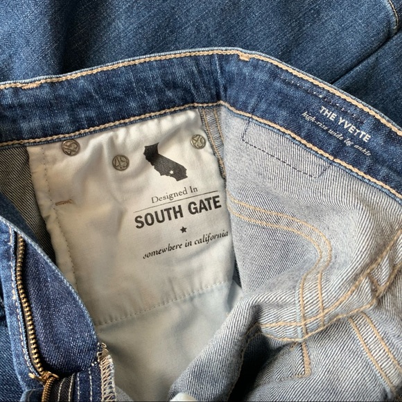 AG Adriano Goldschmied Jeans AG-ED Denim THE YVETTE High Rise Wide Leg Size 24R - Picture 15 of 16